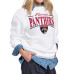 Женская свитшот Florida Panthers Starter White Arch Stripe Fleece