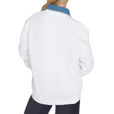 Женская свитшот Florida Panthers Starter White Arch Stripe Fleece Женская свитшот Florida Panthers Starter White Arch Stripe Fleece