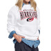 Женская Свитшот Carolina Hurricanes Starter White Arch Stripe Fleece Женская Свитшот Carolina Hurricanes Starter White Arch Stripe Fleece