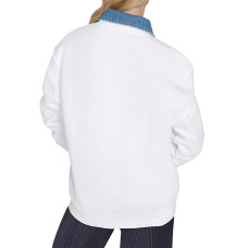 Женская Свитшот Carolina Hurricanes Starter White Arch Stripe Fleece Женская Свитшот Carolina Hurricanes Starter White Arch Stripe Fleece