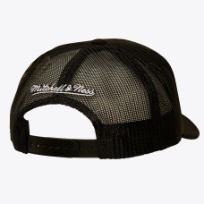 Бейсболка Boston Bruins Mitchell & Ness Black Head Coach Trucker