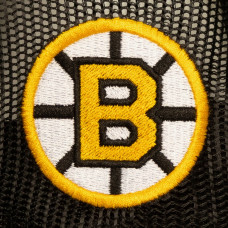 Бейсболка Boston Bruins Mitchell & Ness Black Head Coach Trucker