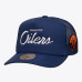 Бейсболка Edmonton Oilers Mitchell & Ness Navy Head Coach Trucker