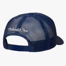 Бейсболка Edmonton Oilers Mitchell & Ness Navy Head Coach Trucker