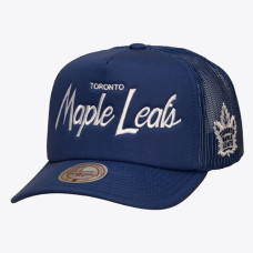 Бейсболка Toronto Maple Leafs Mitchell & Ness Head Coach Trucker - Blue
