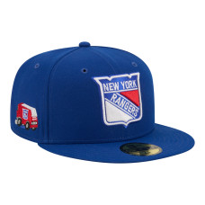 Бейсболка New York Rangers New Era Blue Zamboni 59FIFTY Бейсболка New York Rangers New Era Blue Zamboni 59FIFTY