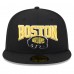 Бейсболка Boston Bruins New Era Black 2026 NHL Stadium Series 59FIFTY
