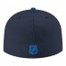 Бейсболка Winnipeg Jets New Era Navy Core Logo Two-Tone 59FIFTY