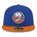 Бейсболка New York Islanders New Era Blue Core Logo Two-Tone 59FIFTY