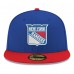 Бейсболка New York Rangers New Era Blue Core Logo Two-Tone 59FIFTY