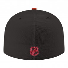 Бейсболка Ottawa Senators New Era Black Core Logo Two-Tone 59FIFTY