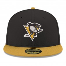 Бейсболка Pittsburgh Penguins New Era Black Core Logo Two-Tone 59FIFTY Бейсболка Pittsburgh Penguins New Era Black Core Logo Two-Tone 59FIFTY