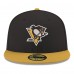 Бейсболка Pittsburgh Penguins New Era Black Core Logo Two-Tone 59FIFTY