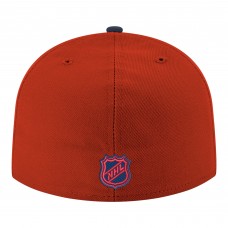 Бейсболка Montreal Canadiens New Era Red Core Logo Two-Tone 59FIFTY