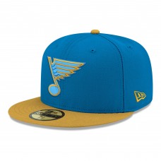Бейсболка St. Louis Blues New Era Blue Core Logo Two-Tone 59FIFTY
