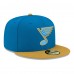 Бейсболка St. Louis Blues New Era Blue Core Logo Two-Tone 59FIFTY