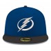 Бейсболка Tampa Bay Lightning New Era Blue Core Logo Two-Tone 59FIFTY