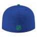Бейсболка Vancouver Canucks New Era Blue Core Logo Two-Tone 59FIFTY