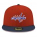 Бейсболка Washington Capitals New Era Red Core Logo Two-Tone 59FIFTY