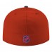Бейсболка Washington Capitals New Era Red Core Logo Two-Tone 59FIFTY