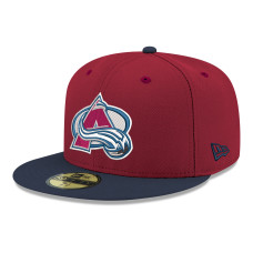 Бейсболка Colorado Avalanche New Era Burgundy Core Logo Two-Tone 59FIFTY Бейсболка Colorado Avalanche New Era Burgundy Core Logo Two-Tone 59FIFTY