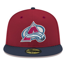 Бейсболка Colorado Avalanche New Era Burgundy Core Logo Two-Tone 59FIFTY Бейсболка Colorado Avalanche New Era Burgundy Core Logo Two-Tone 59FIFTY