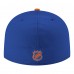 Бейсболка Edmonton Oilers New Era Royal Core Logo Two-Tone 59FIFTY