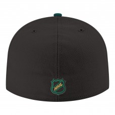 Бейсболка Dallas Stars New Era Black Core Logo Two-Tone 59FIFTY