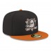 Бейсболка Anaheim Ducks New Era Black Core Logo Two-Tone 59FIFTY