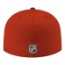 Бейсболка Florida Panthers New Era Red Core Logo Two-Tone 59FIFTY
