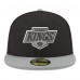 Бейсболка Los Angeles Kings New Era Black Core Logo Two-Tone 59FIFTY
