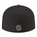 Бейсболка Los Angeles Kings New Era Black Core Logo Two-Tone 59FIFTY
