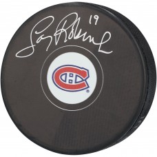 Larry Robinson Montreal Canadiens Autographed Fanatics Authentic Hockey Puck
