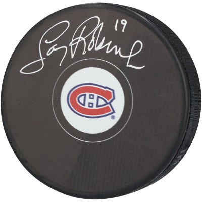 Larry Robinson Montreal Canadiens Autographed Fanatics Authentic Hockey Puck