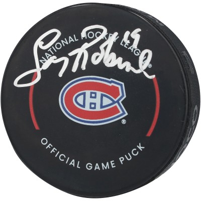 Larry Robinson Montreal Canadiens Autographed Fanatics Authentic Official Game Puck