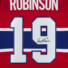 Larry Robinson Montreal Canadiens Autographed Fanatics Authentic Red adidas Jersey