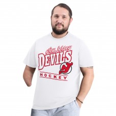 Футболка New Jersey Devils G-III Sports by Carl Banks White Adaptive Headliner