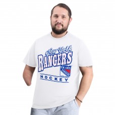 New York Rangers G-III Sports by Carl Banks White Adaptive Headliner T-Shirt New York Rangers G-III Sports by Carl Banks White Adaptive Headliner T-Shirt