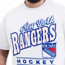 New York Rangers G-III Sports by Carl Banks White Adaptive Headliner T-Shirt New York Rangers G-III Sports by Carl Banks White Adaptive Headliner T-Shirt