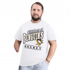 Футболка Pittsburgh Penguins G-III Sports by Carl Banks White Adaptive Headliner
