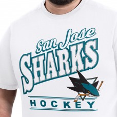 Футболка San Jose Sharks G-III Sports by Carl Banks White Adaptive Headliner