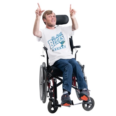 St. Louis Blues G-III Sports by Carl Banks White Adaptive Headliner T-Shirt