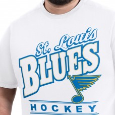 St. Louis Blues G-III Sports by Carl Banks White Adaptive Headliner T-Shirt