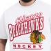Футболка Chicago Blackhawks G-III Sports by Carl Banks White Adaptive Headliner