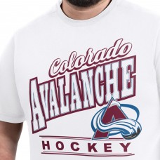 Футболка Colorado Avalanche G-III Sports by Carl Banks White Adaptive Headliner