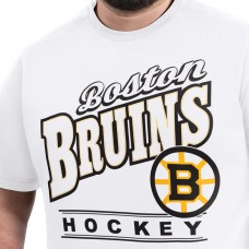 Футболка Boston Bruins G-III Sports by Carl Banks White Adaptive Headliner