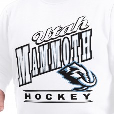 Utah Mammoth G-III Sports by Carl Banks White Adaptive Headliner Fleece Sweatshirt
