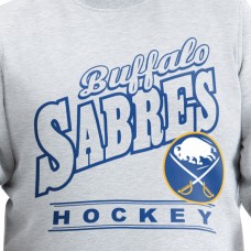 Buffalo Sabres G-III Sports by Carl Banks Gray Adaptive Headliner Fleece Sweatshirt