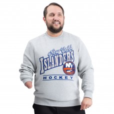 New York Islanders G-III Sports by Carl Banks Gray Adaptive Headliner Fleece Sweatshirt
