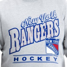 Кофта New York Rangers G-III Sports by Carl Banks Gray Adaptive Headliner Fleece